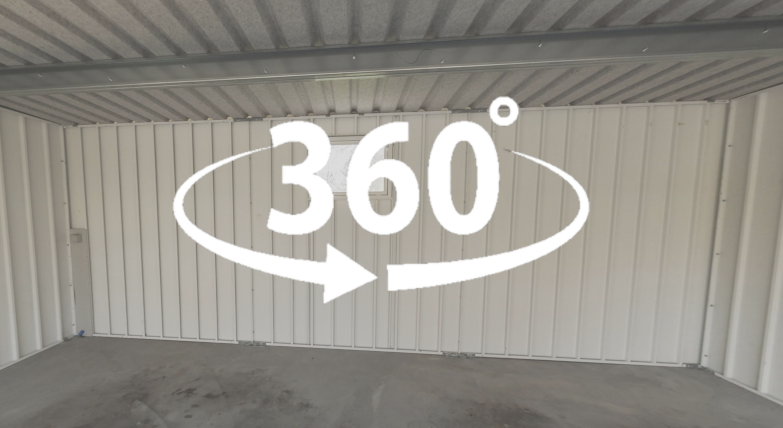 360 Grad Innenansicht Fertiggarage Durobox Doppelgarage Deluxe